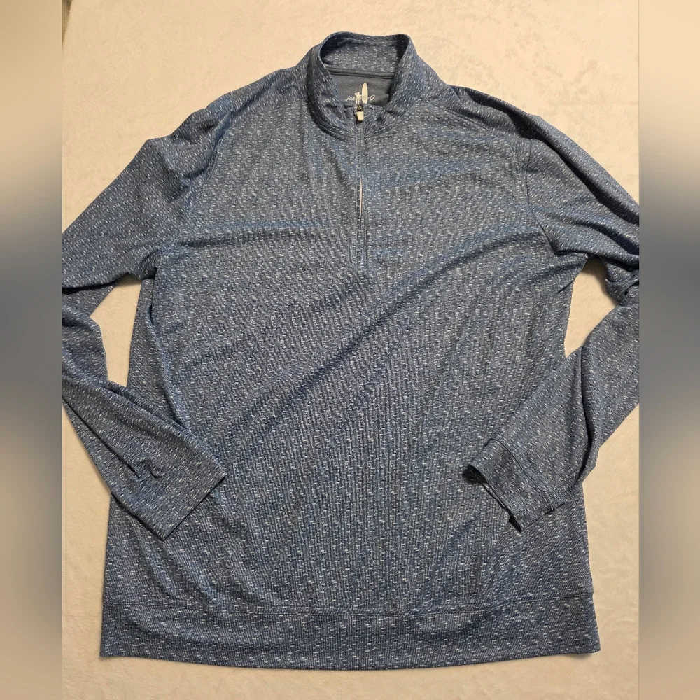 Johnnie-O Men's Lake Brunswick PREP-FORMANCE Quarter-Zip Size M - Picture 1 of 9